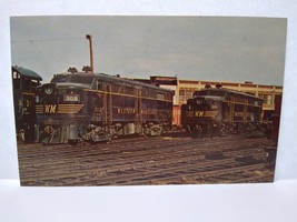 Railroad Postcard Western Maryland 301 302 Locomotive Steam Train Audio Visual  - £6.07 GBP