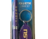LSU Tigers Pen and Keychain Combo Set by Fanatic Group. Refillable Sealed - £13.55 GBP
