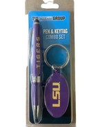 LSU Tigers Pen and Keychain Combo Set by Fanatic Group. Refillable Sealed - £13.61 GBP