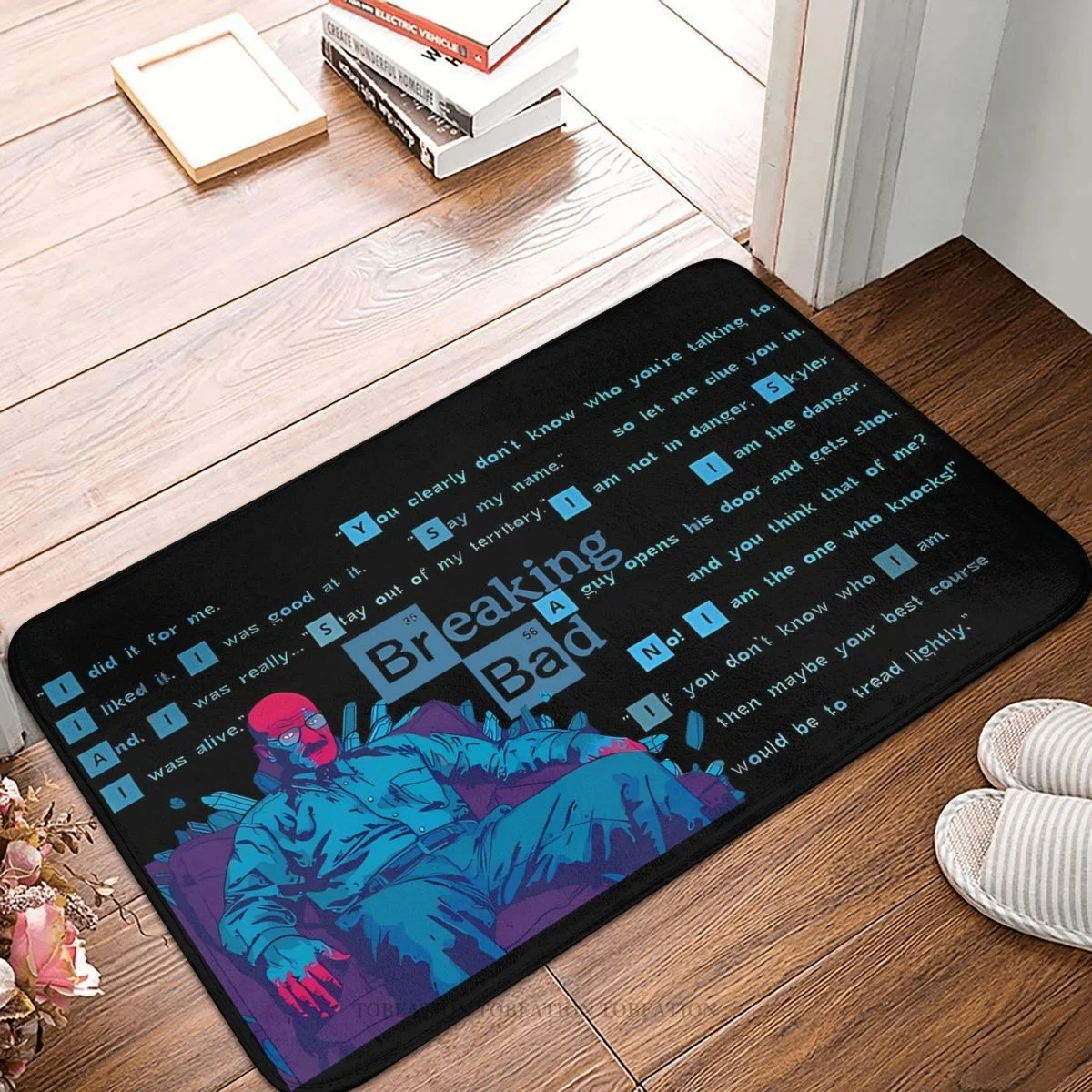 Breaking Bad Bathroom Mat The Silence Doormat Kitchen Carpet Entrance Door Rug H - £12.58 GBP