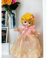 Vintage Bisque Doll Germany 6&quot; Tall Betty Doll Glass Googly Eyes Blonde ... - £59.00 GBP