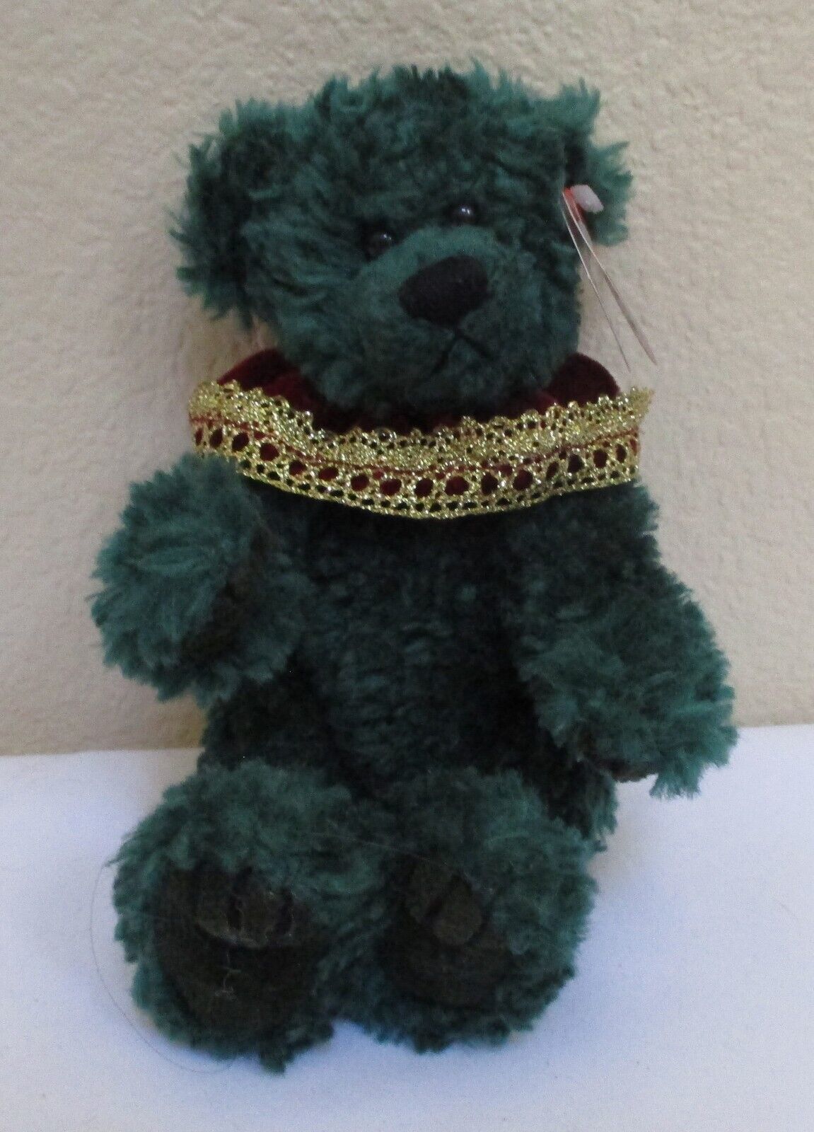 Primary image for Ty Attic Treasures Laurel The Green Bear Fully Jointed 1993 NEW
