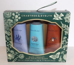 Nib Crabtree &amp; Evelyn Hand Therapy Gardeners Lasource Lavender 3.5 Oz Each Set - £35.82 GBP