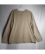 Magellan Sweatshirt Mens XLarge Tan Moisture Wicking Long Sleeve Outdoor... - $19.59