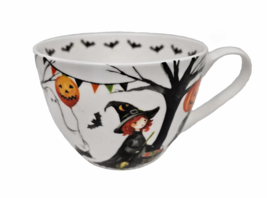 Portobello By Design Halloween Trick or Treat Jumbo Cup Mug Bone China E... - $19.99