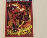 Mephisto Trading Card Marvel Comics 1990 #78 - $1.97