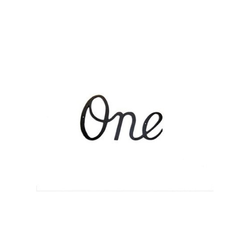 Montague Metal Products SHN-1 Script Modern House Number One - $43.46
