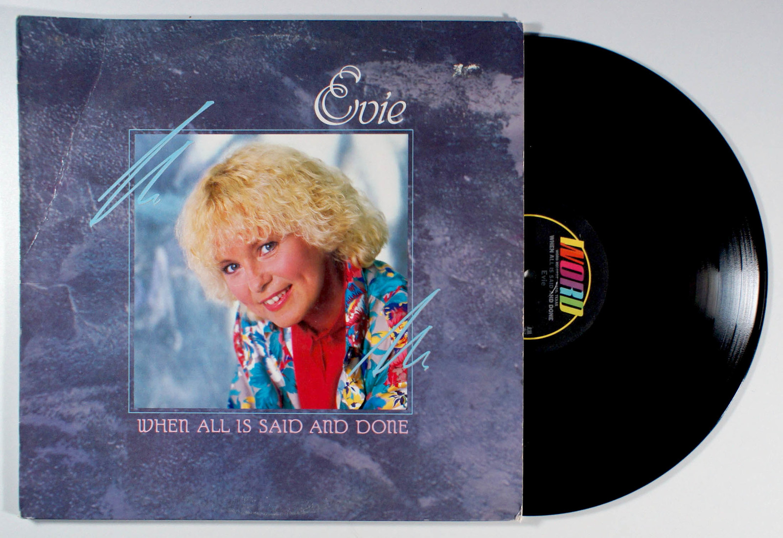 Evie - When All Is Said and Done (1986) Vinyl LP • PROMO • Christian, My... - $12.61