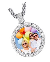 Custom Photo Necklace Men Women Personalized Jewelry Any - £40.80 GBP