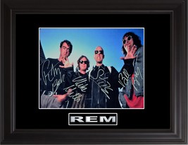 R E M Autographed Photo - £279.77 GBP