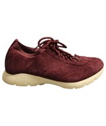Dansko Audra Sneakers Womens Size 6 Purple Suede Low Top Rubber Sole Lac... - $50.65 CAD