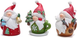 3 PCS Christmas Gnomes Decorations Xmas Cup Gnomes Figurines Winter Deco... - $38.77