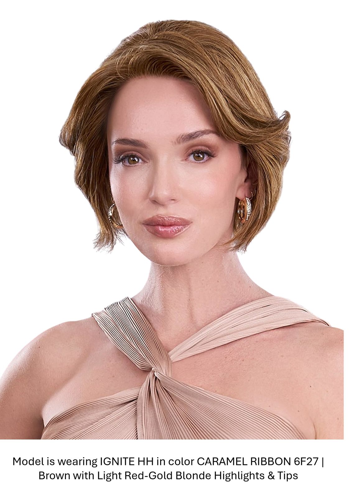 4 Item Bundle: Ignite Remy Human Hair Wig, Angled Bob, SmartLace Front, Hand-Tie Item image 10