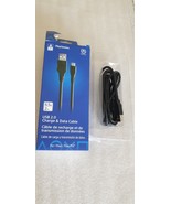 PowerA 6.5 ft / 2m USB 2.0 Charging &amp; Data Cable for PlayStation - Black - $13.66 CAD