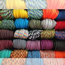 100 ft 550 Paracord, 7 Strand Parachute Cord, DIY Craft Cord (Dia: 4mm) - $3.99