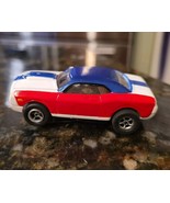 Auto World DODGE Challenger Red White Blue HO Slot Car AW - $64.95