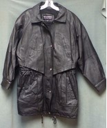 Wilsons Leather Jacket (Fully Lined) Women&#39;s Size Large Padded Shoulders - £47.40 GBP