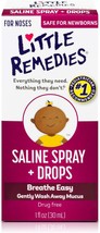 Little Remedies Saline Spray/Drops | 1 oz | Pack of 1 | For Noses to Breathe Eas - £13.58 GBP