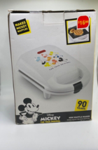 Disney Mickey Mouse 90th Anniversary Mini Waffle Maker Belgian New - £22.76 GBP