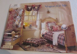 VOGUE For Me 1799 Waverly Children&#39;s Room Sewing Pattern - UNCUT - £12.97 GBP