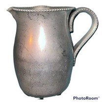 Vintage Metal Pitcher Creamer Rustic Industrial Unique - £4.68 GBP