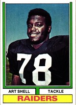 1974 Topps #272 Art Shell Oakland Raiders - £1.94 GBP