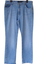 CK Calvin Klein Light Blue Bootcut Jeans Size 16 High Waist Stretch 37 x 32 - £12.43 GBP