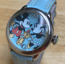Disney Mickey Minnie Special Edition Silver By SII Analog Quartz Watch~New Batte - £22.41 GBP