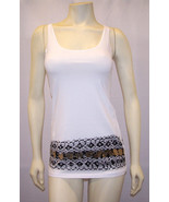 Lauren Moshi Snake Belt Tank in White NEW - T1-SNB - $109.72 CAD