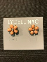 Lydell NYC flower studded earrings new on card - $7.00