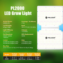 Phlizon 2000W with SAMSUNG LED Grow Lights Full Spectrum for Indoor Plan... - £71.55 GBP