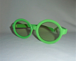 1960s Italian Sunglasses Vintage Green Mod Made in Italy - £57.16 GBP