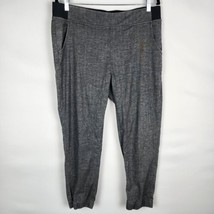 Prana Jogger Pants Grey Women&#39;s Large Hiking Outdoor Hiking Yoga Hemp Blend  - $24.88