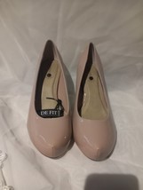 PROFILE  Nude Patent Heel Shoes - UK Size 6 EU 39  Wide FIT EXPRESS SHIP... - $36.88
