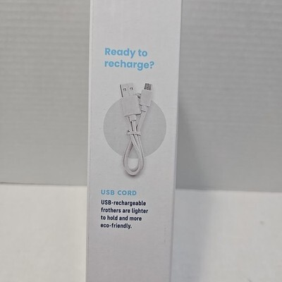 Rechargeable Coffee Frother 2-Speed Handheld Foamer Balloon & Spring Whisk Item image 2