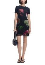 Desigual Women Dress - XL Black Short Elegant Designer Fashion Party Dress - $1,859.76 MXN