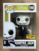 Funko Pop! #598 Disney The Nightmare Before Christmas Vampire Jack Hot Topic - £22.17 GBP