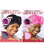 1 Piece Double Sided Waterproof Shower Cap Vinyl outside Terry Cotton in... - $91.37 MXN