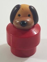 VTG 1990’s Fisher Price Chunky Little People Animal Dog Figure - £2.97 GBP