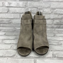 Fergalicious Reese Peep Toe Ankle Boots Sandals Shoe Size US 8.5 M Brown... - $30.92