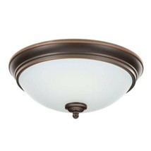 Hampton Bay Lighting Oil Rubbed Bronze Selectable LED Flush Mount,HUI8011L-5/ORB - £42.91 GBP