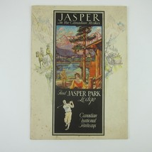 Canadian National Railways Tour Booklet Rockies &amp; Jasper Park Lodge Vintage 1932 - £39.27 GBP