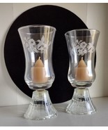Avon Hummingbird Crystal Glass Candle Sconces - $50.00