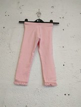 Girls Trousers George Size 3-4 Years Cotton Pink Trousers - £7.08 GBP