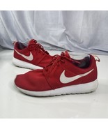 Nike Roshe Run Womens Red White Running Shoes Sneakers 511882-603 Size 9.5 - $27.69