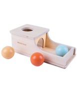 Montessori Object Permanence Box With Tray 3 Balls For 6 -12 Months Up B... - £19.47 GBP