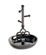 Get Organized Key Ring Dish Zinc Alloy Gun Metal Color 2.63 x 3.6 Inches - €23,47 EUR