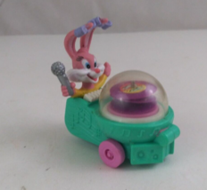 Vintage 1991 Warner Bros Tiny Toons Wacky Rollers Babs Bunny McDonalds Toy Works - $3.87