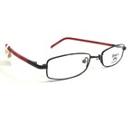 Technolite Flex Kids Eyeglasses Frames TLF 1008 BK/RD Black Red 48-17-130 - £37.31 GBP