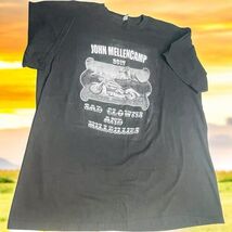 John Mellencamp Black 2017 Sad Clowns And Hillbillies Concert Tour Shirt XL - $24.87